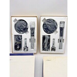 2 AIWA Dynamic DM-51 Vintage Microphones with Stand Parts
